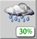 Tuesday: Chance Rain